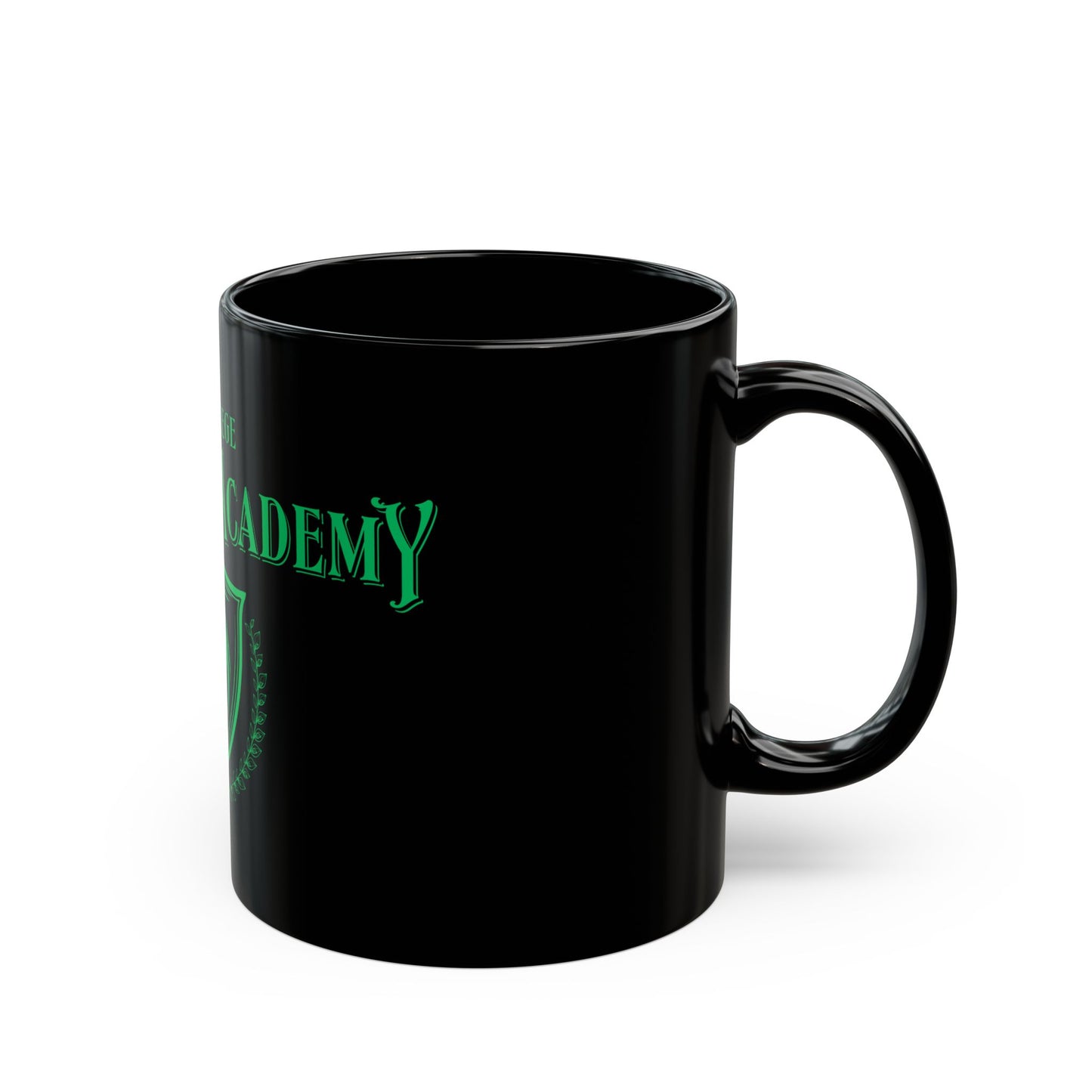 War College Dragons Academy Black Mug - Unique Gift for Students, Coffee Lover, Fantasy Fans, Graduation, Personalized Mug
