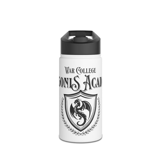 Dragon Crest Stainless Steel Water Bottle, Customizable Hydration for Students, College Gear, Gifts for Adventurers, Eco-Friendly Travel Mug