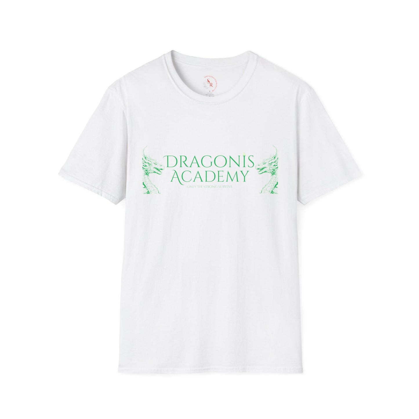 Dragonis Academy Unisex Softstyle T-Shirt, Fantasy Shirt, Gift for Book Lovers
