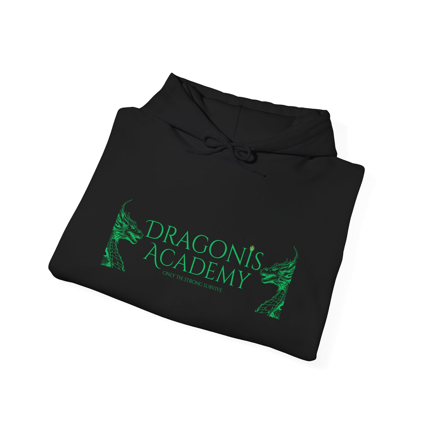 Dragonis Academy Hoodie - Unisex Heavy Blend™ Sweatshirt for Fantasy Lovers, Cozy Gift for Holidays, Campus Style, Dragon Theme [...]