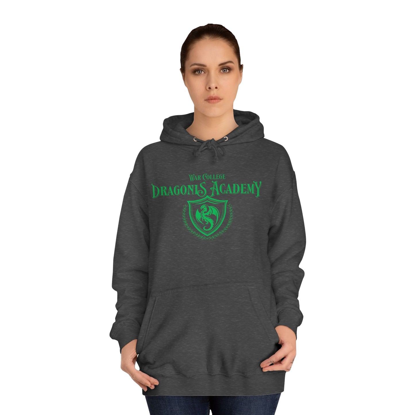 Unisex College Hoodie with Dragons Academy Design, Cozy College Spirit Wear, Perfect Gift for Students, Casual Everyday Wear, [...]