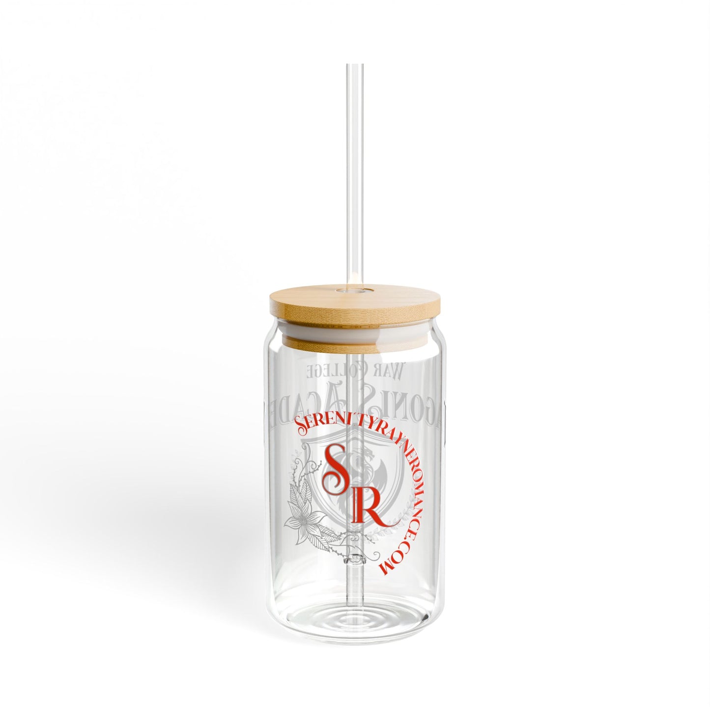 Personalized Sipper Glass, 16oz Travel Mug, Drinking Glass, Customizable Cup, Eco-Friendly Beverage Container, Gift Idea for Students