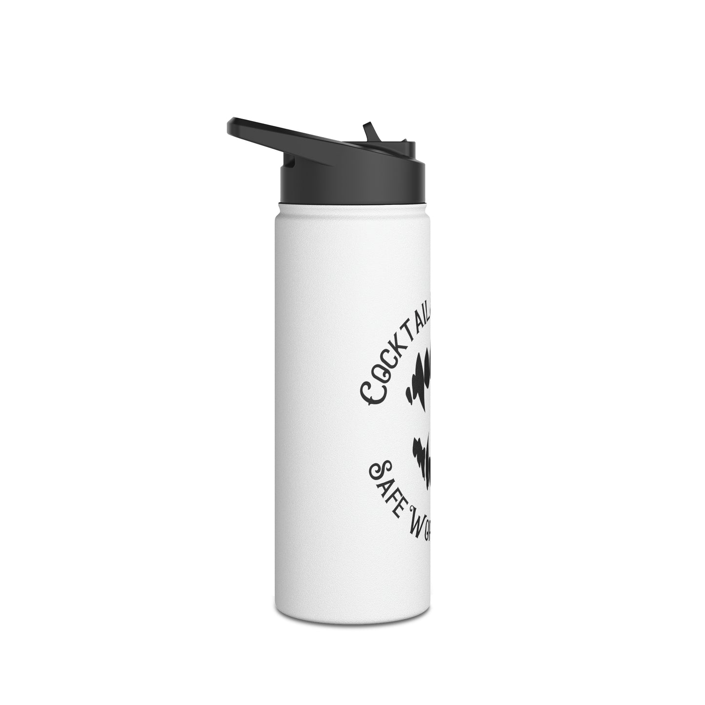 Cocktails - Stainless Steel Water Bottle, Standard Lid