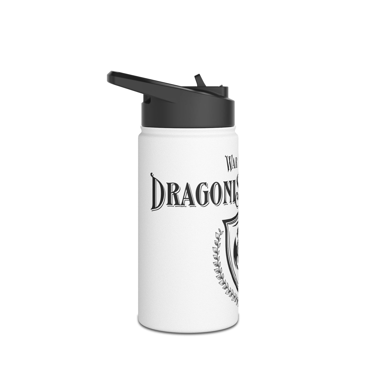 Dragon Crest Stainless Steel Water Bottle, Customizable Hydration for Students, College Gear, Gifts for Adventurers, Eco-Friendly Travel Mug