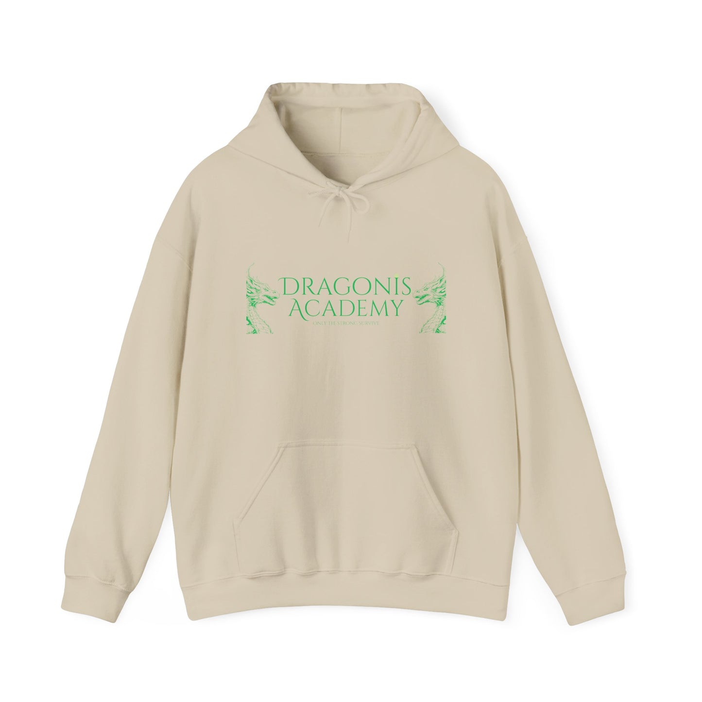 Dragonis Academy Hoodie - Unisex Heavy Blend™ Sweatshirt for Fantasy Lovers, Cozy Gift for Holidays, Campus Style, Dragon Theme [...]