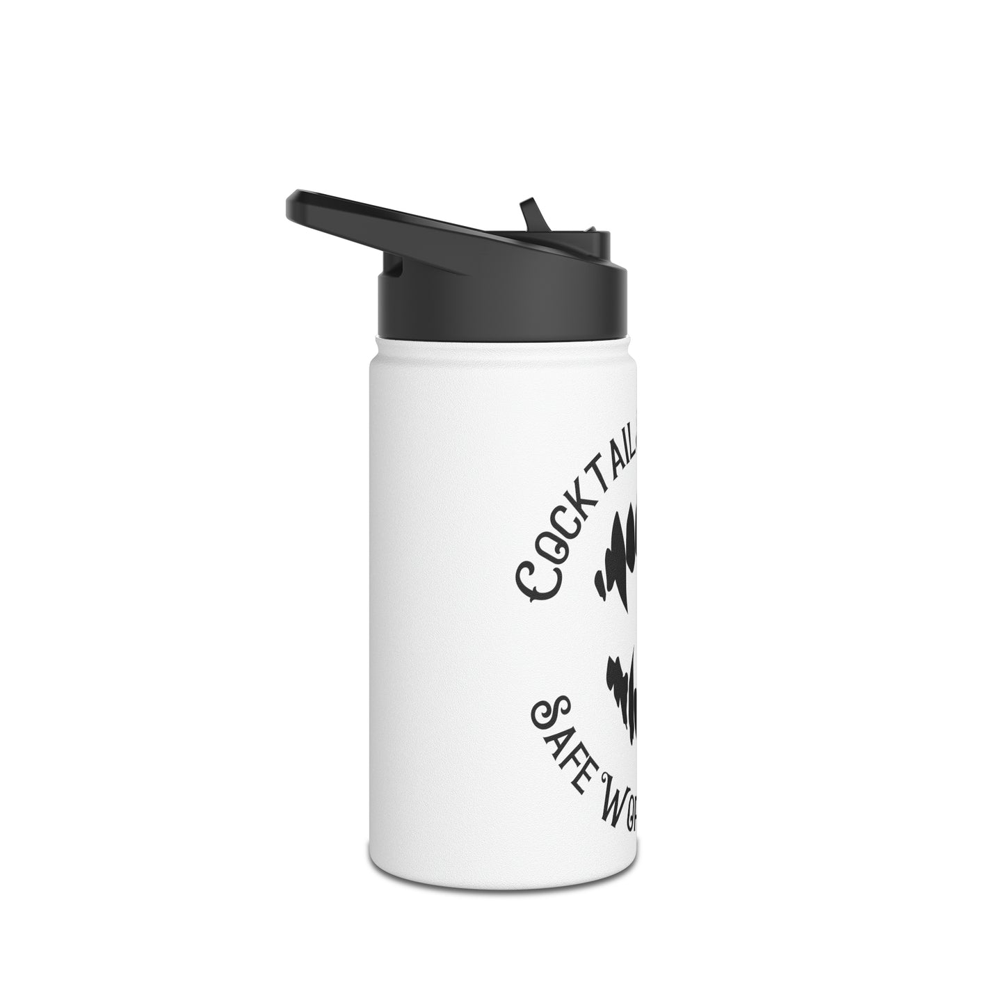 Cocktails - Stainless Steel Water Bottle, Standard Lid