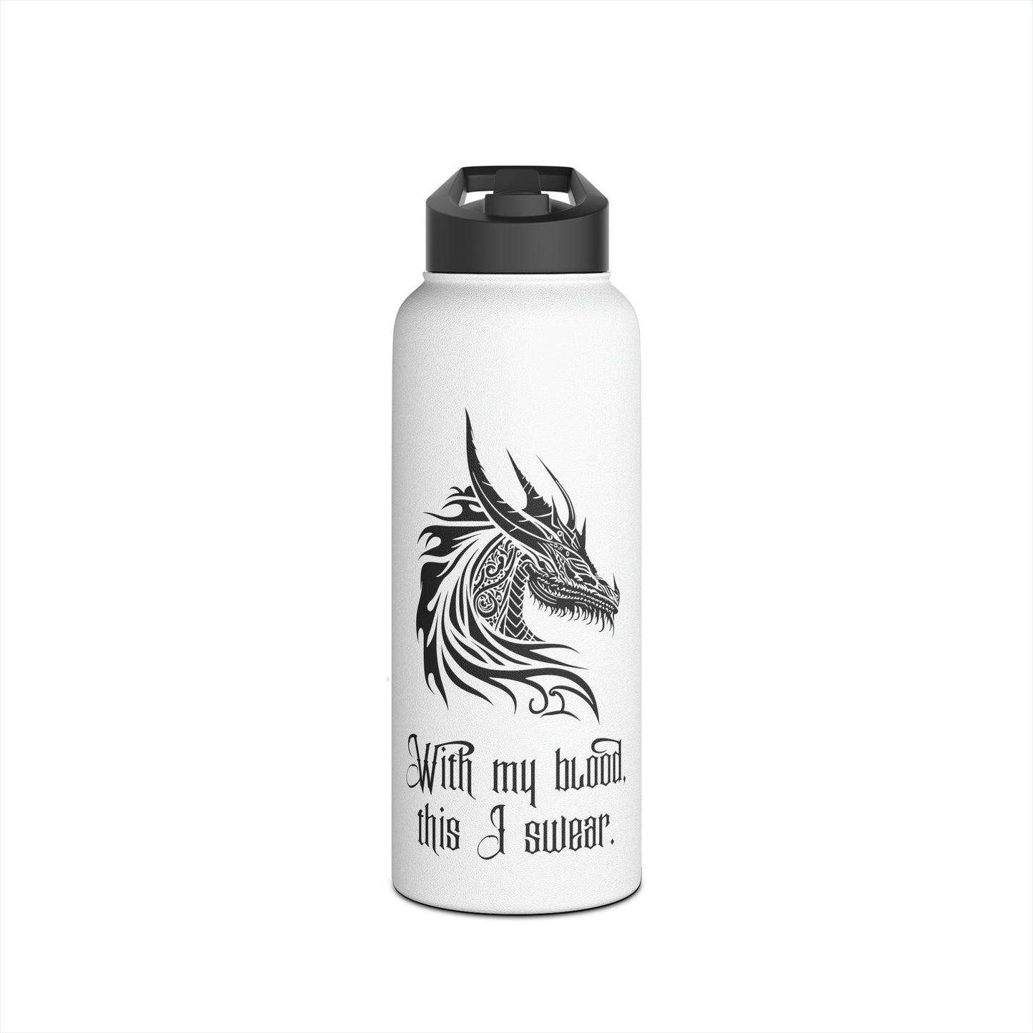 Dragon Pledge - Stainless Steel Water Bottle, Standard Lid