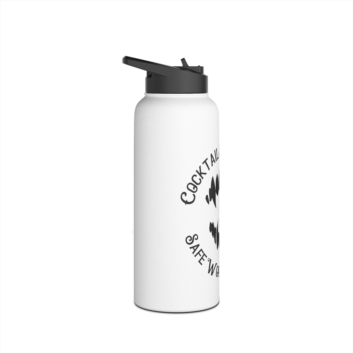 Cocktails - Stainless Steel Water Bottle, Standard Lid