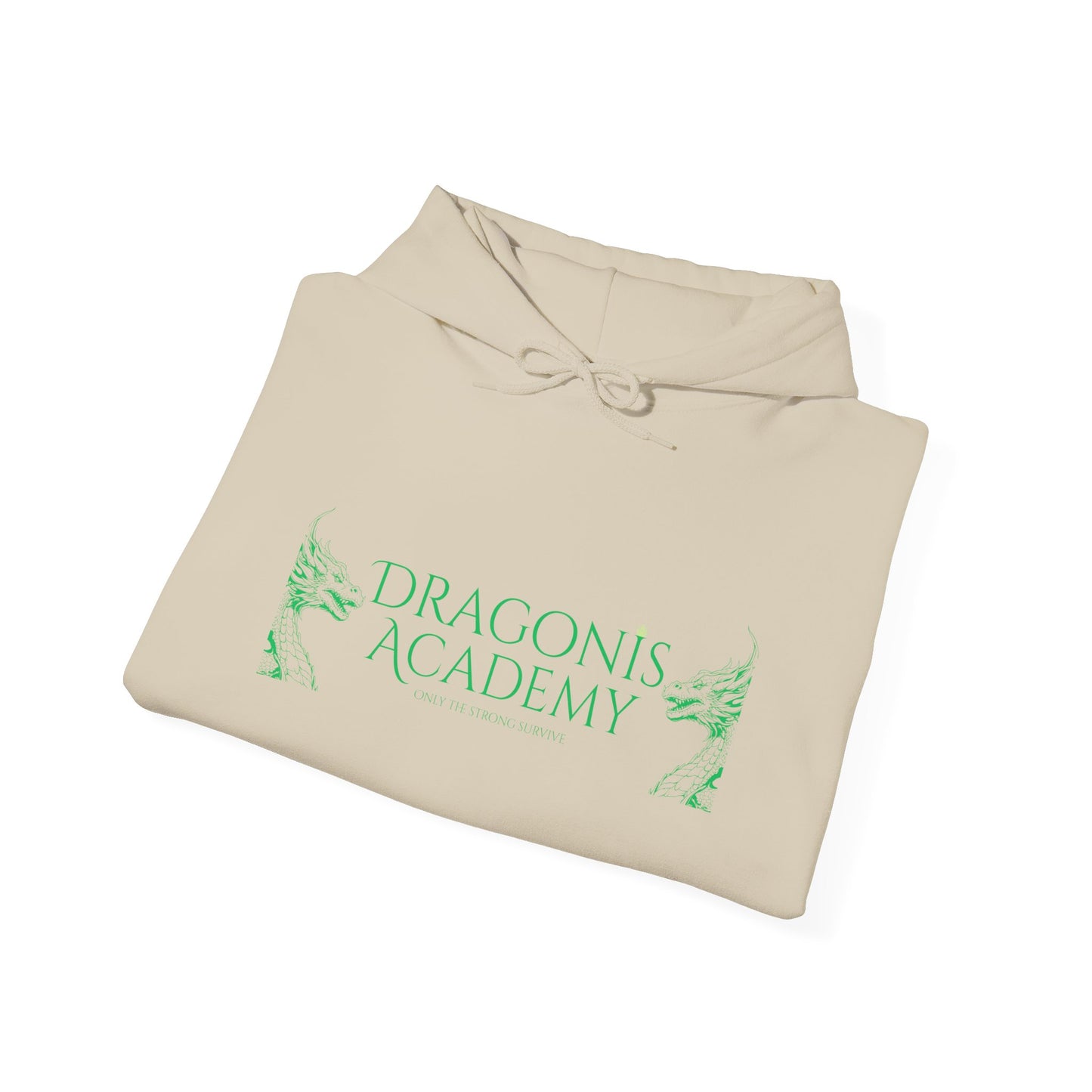 Dragonis Academy Hoodie - Unisex Heavy Blend™ Sweatshirt for Fantasy Lovers, Cozy Gift for Holidays, Campus Style, Dragon Theme [...]