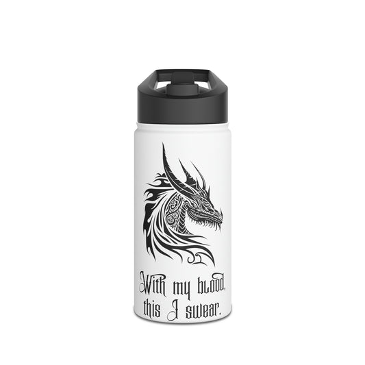Dragon Pledge - Stainless Steel Water Bottle, Standard Lid