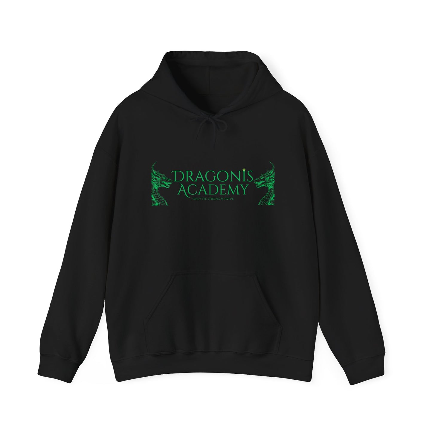 Dragonis Academy Hoodie - Unisex Heavy Blend™ Sweatshirt for Fantasy Lovers, Cozy Gift for Holidays, Campus Style, Dragon Theme [...]
